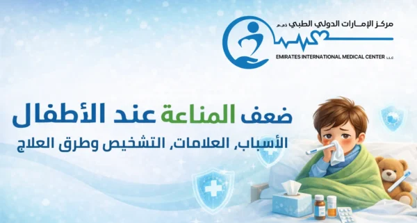 ضعف المناعة عند الأطفال: الأسباب، العلامات، التشخيص وطرق العلاج في مركز الامارات الدولي الطبي
