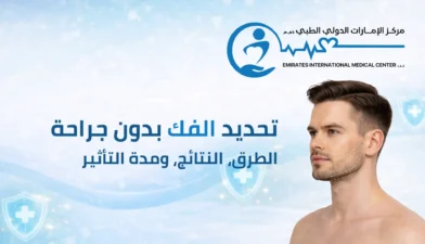 تحديد الفك بدون جراحة في مركز الامارات الدولي الطبي